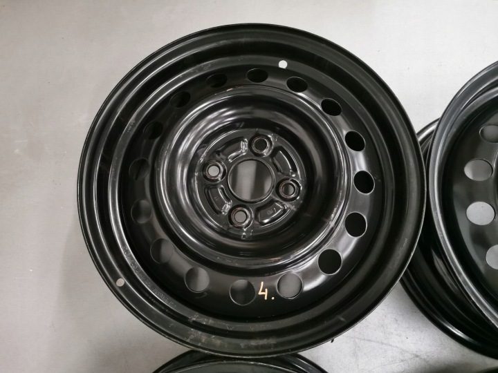 4× Штампованный диск Toyota OE Corolla, Yaris 6.0" x 15" 4x100 ET 45, фото 7