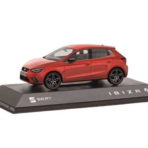 Seat Ibiza FR модель автомобиля 1:43 miniatura, красная, фото 1