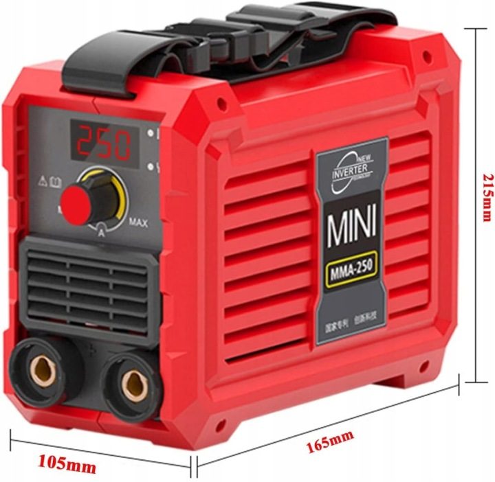 Сварочный аппарат invertorowa MMA-250 250A IGBT дисплей цифровой lekka Mini, фото 4