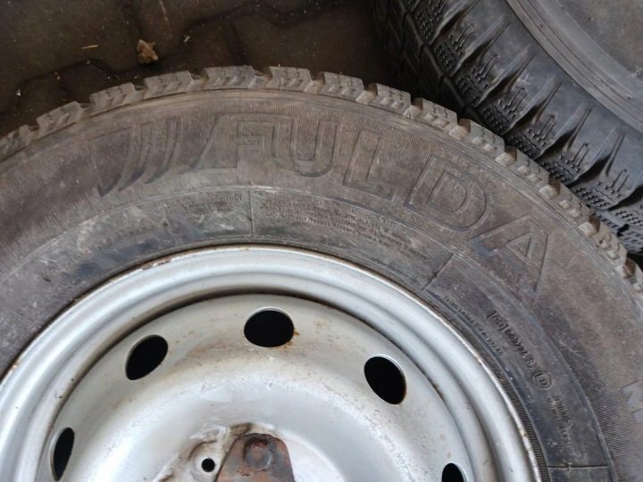 5x Колеса Fiat Ducato III Комплект + Запаска Firestone Vanhawk Winter 225/70/15C, фото 3