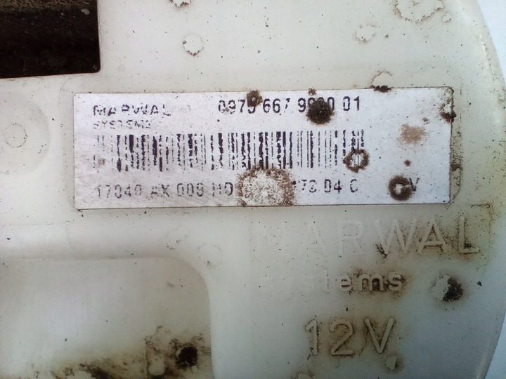 ТОПЛИВНЫЙ НАСОС NISSAN MICRA K12 1.4 1.0 1.2 1.6 17040AX000, фото 4