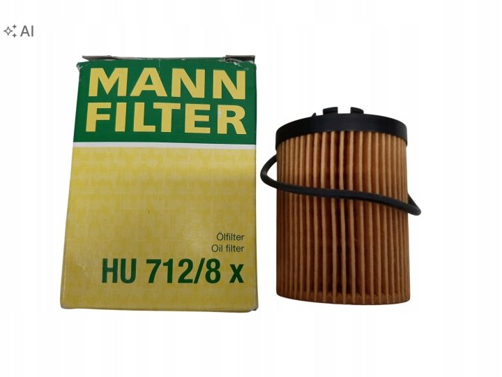 Фильтр масляный MANN-FILTER вкладыш фильтра HU712/8x, фото 1
