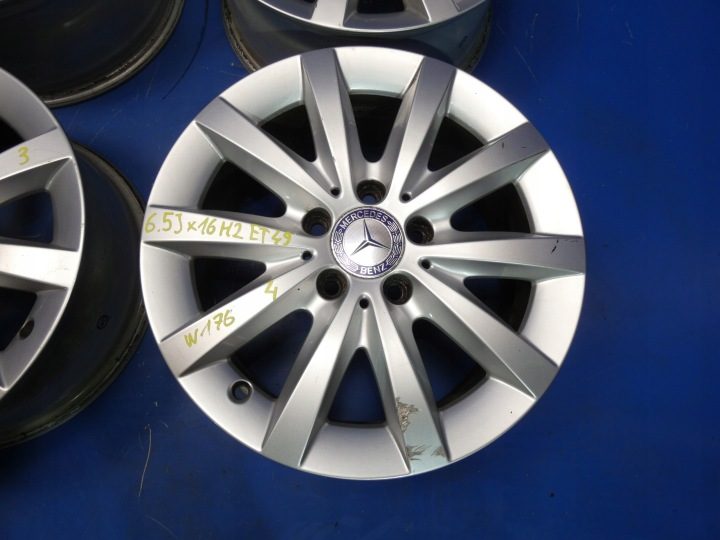 4× Литой диск Mercedes-Benz OE W176 6.5" x 16" 5x112 ET 48, фото 5
