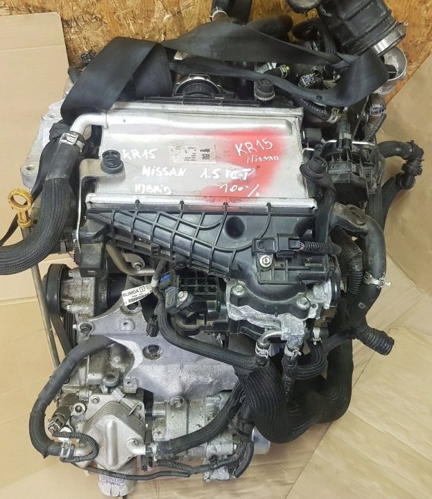 NISSAN QASHQAI J12 X-TRAIL T33 1.5 ГИБРИД 2024 KR15 ДВИГАТЕЛЬ В СБОРЕ КОМПЛ., фото 1