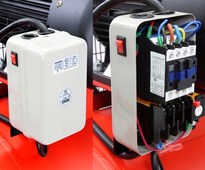 Компрессор масляный Mar-Pol 200 l 5,5 Л.С. 600 l/мин 12 бар, фото 9