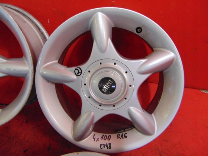4× Литой диск Mini OE 4x100 6.5" x 16" 4x100 ET 48, фото 3