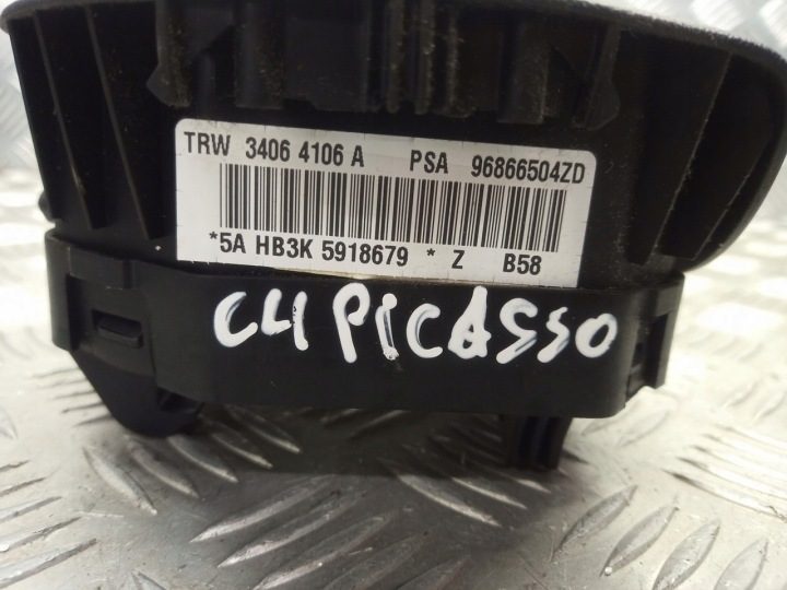 ПОДУШКА БЕЗОПАСНОСТИ ВОДИТЕЛЯ CITROEN C4 PICASSO 1.6 HDI 96866504ZD, фото 2