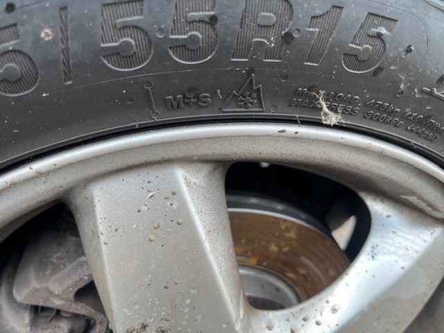 Mercedes A W168 колесо алюминиевое 4 шт. комплект 185/65R15 5X112 + колпаки, фото 6