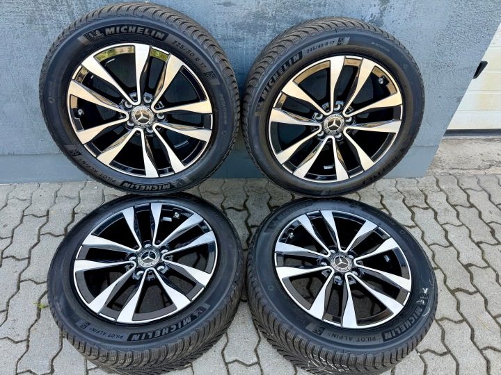 Литые диски Mercedes C класс W206 оригинальный Bicolor зимний передний + задний см., фото 2