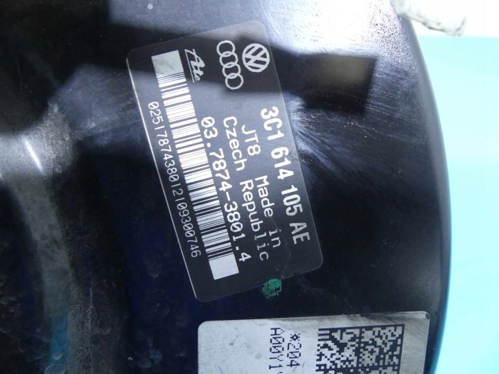 ВАКУУМНЫЙ УСИЛИТЕЛЬ ТОРМОЗОВ VW PASSAT CC 2,0 TSI 3C1614105AE, фото 3