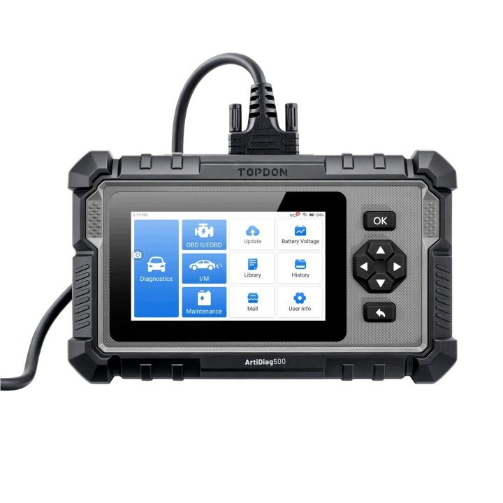 Инструмент skanujące TOPDON ArtiDiag 500 5" - PCM/TCM/ABS/SRS 4 systemy, фото 2