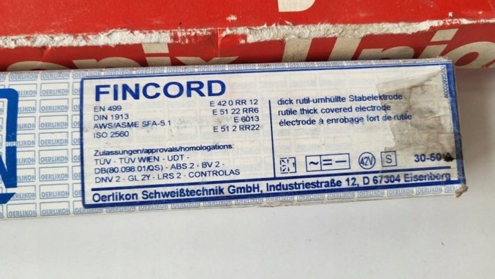 ELEKTRODY СВАРОЧНЫЙ THYSSEN SH BLAU 8541303 I FINCORD EN499 GWR, фото 3
