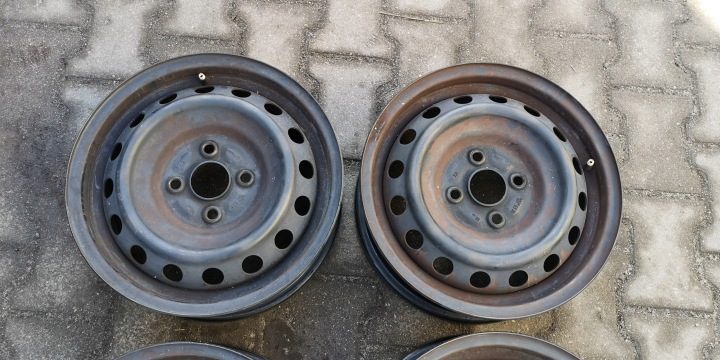 Штампованный диск Toyota OE 2140685 5.0" x 14" 4x100 ET 39, фото 3