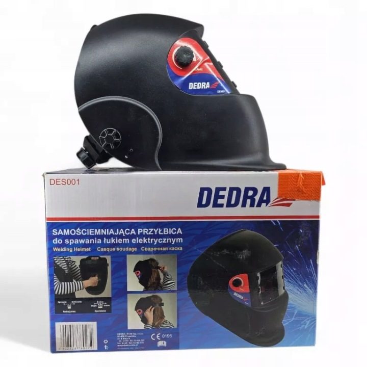 Капот сварочный Dedra DES001E маска, фото 1
