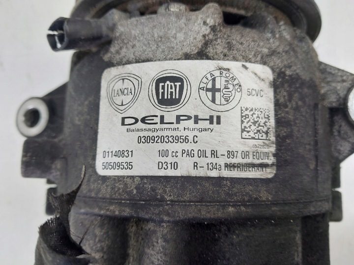 КОМПРЕССОР КОНДИЦИОНЕРА 50509535 01140831 ALFA GIULIETTA 2.0 JTDM, фото 8