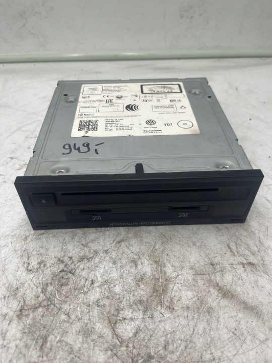 СЧИТЫВАТЕЛЬ 2X КАРТ SD НАВИГАЦИЯ MMI МУЛЬТИМЕДИА VW PASSAT B8 3Q0035874C, фото 1