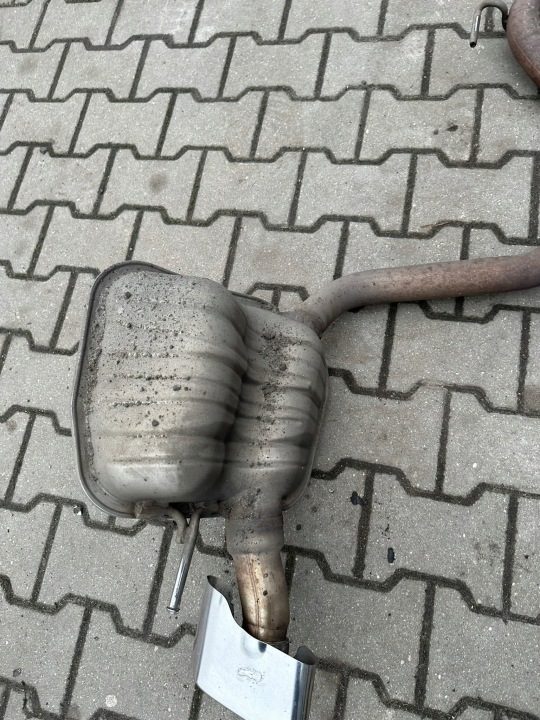 Выхлоп, глушитель, katalizator,exhaust Mercedes SL R230, РЕСТАЙЛИНГ, SL550, OM273,V8, фото 5