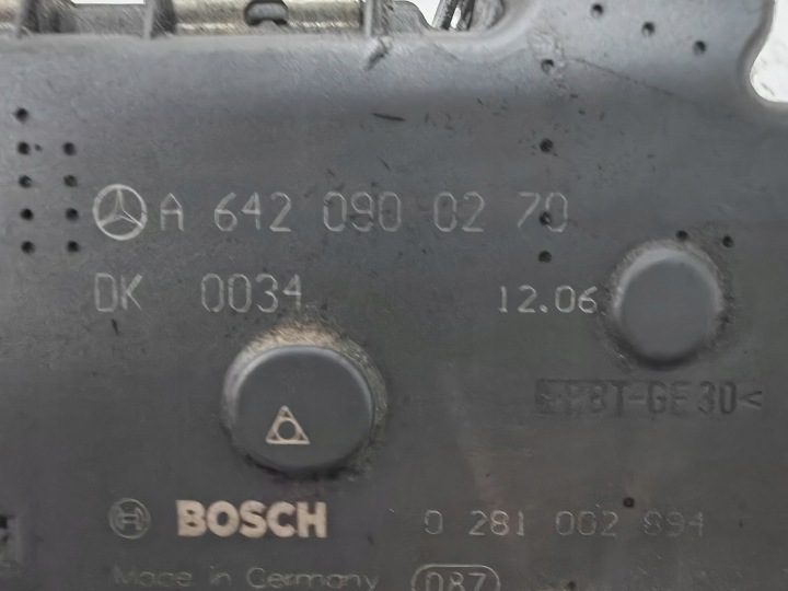 ДРОССЕЛЬНАЯ ЗАСЛОНКА MERCEDES W204 W212 W211 W219 3.0CDI A6420900270, фото 4