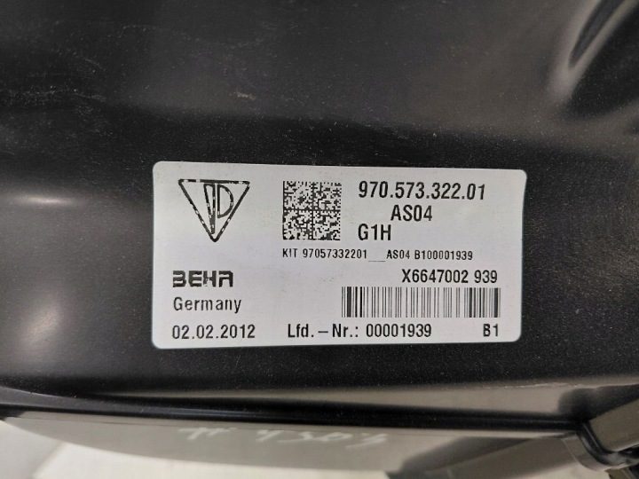 97057332201 97057363200 Вентилятор охлаждения аккумулятора PORSCHE, фото 7