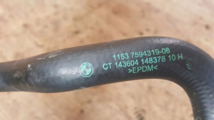 BMW OE 7594319 трубка воды, фото 3