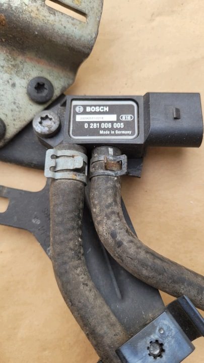 Датчик давления выхлопных газов DPF Bosch 0281006005 Audi VW Skoda Seat, фото 3