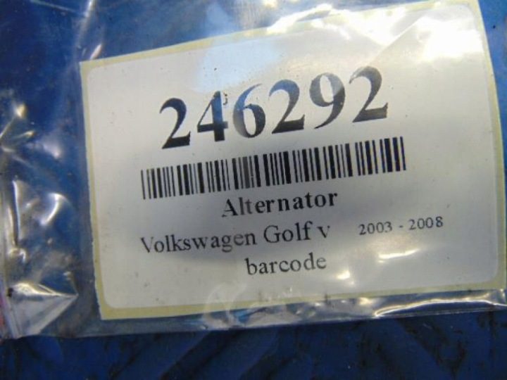 Volkswagen Golf V 1.6FSI хэтчбек генератор 03C903023B, фото 7