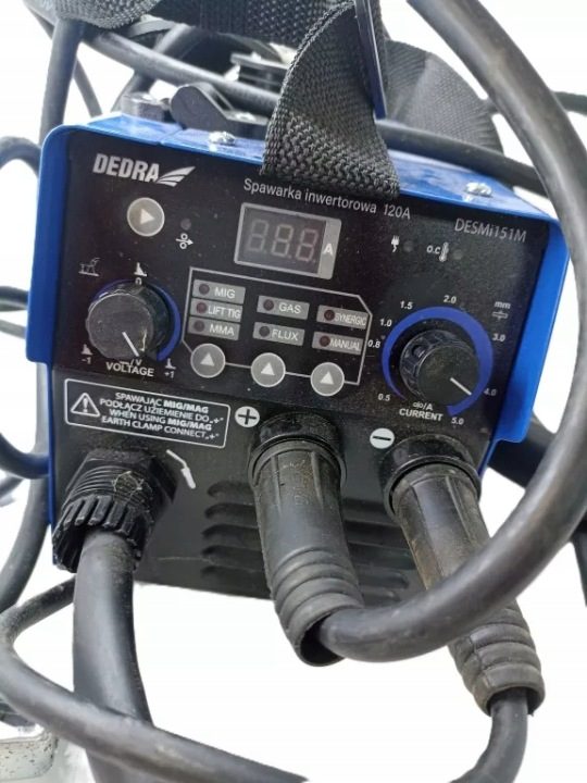 Сварочный инвертор MMA IGBT DEDRA 120A Spawanie Полуавтомат MIG/MAG TIG, фото 2