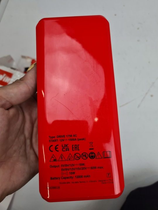 Устройство пусковое 12V/Powerbank Telwin DRIVE 1750 XC, фото 7
