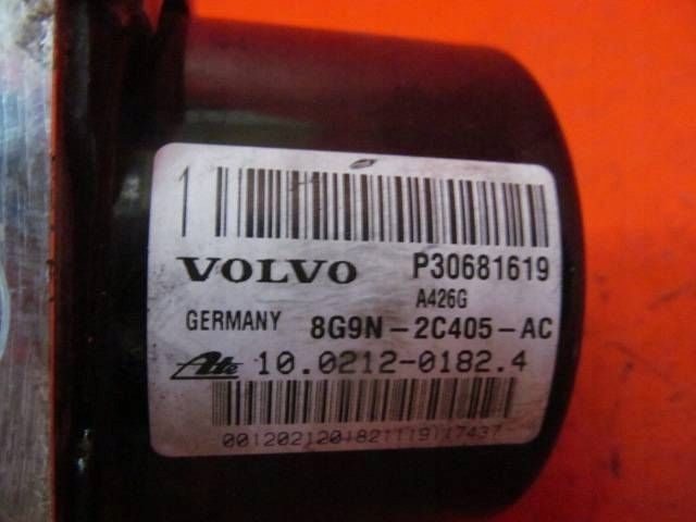 Volvo V70 III 3 XC70 XC60 главный тормозной цилиндр ABS блок управления P30681619 30681619, фото 3