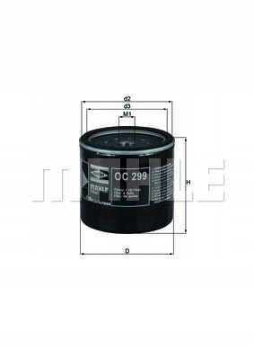 Knecht OC 299 Фильтр масляный, фото 4