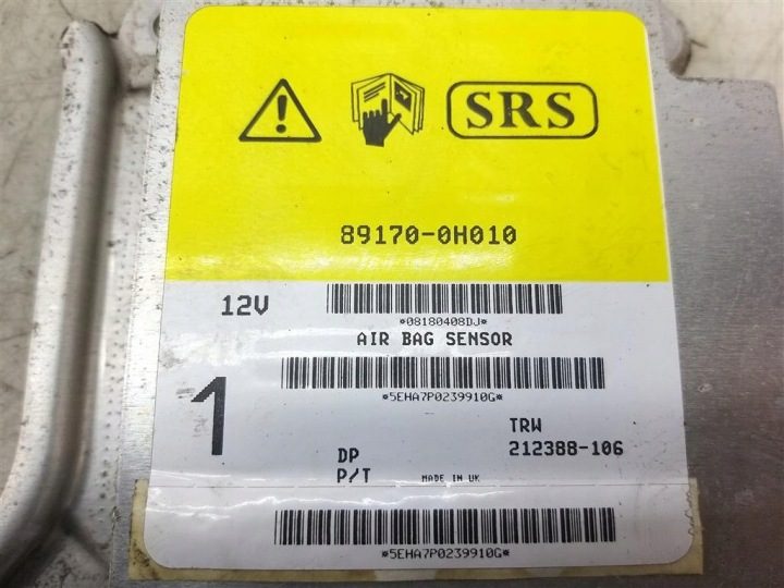 МОДУЛЬ ДАТЧИК AIRBAG TOYOTA AYGO I 05-14 R 89170-0H010, фото 4