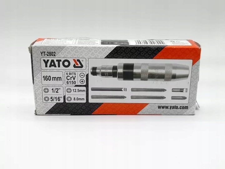 Отвертка ударная с bitami Yato YT-2802, фото 2