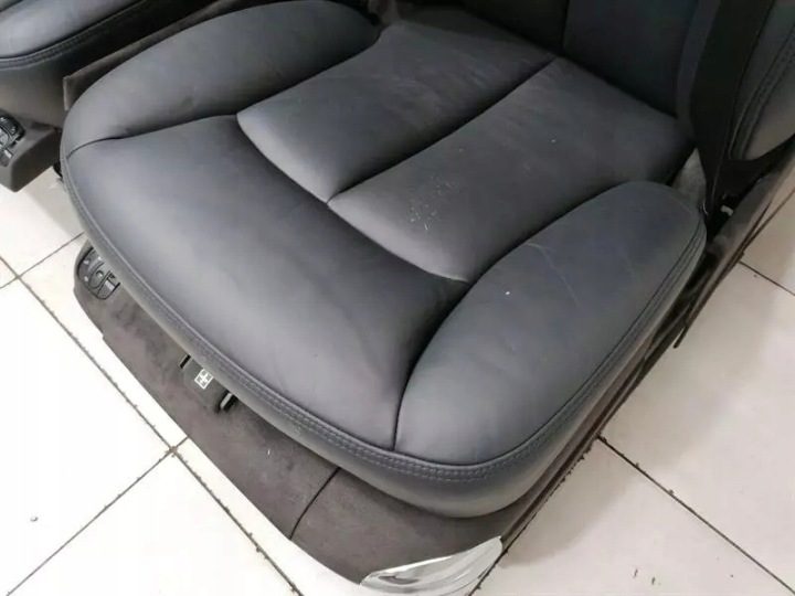 Комплект сидений Maybach 62 V240 кожаный черный с monitorami TV W240, фото 2