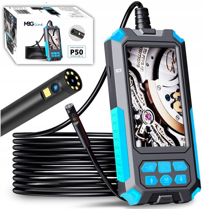 Инспекционная камера MBG LINE P50 5m DUO 9Led 2xFULL HD, фото 1