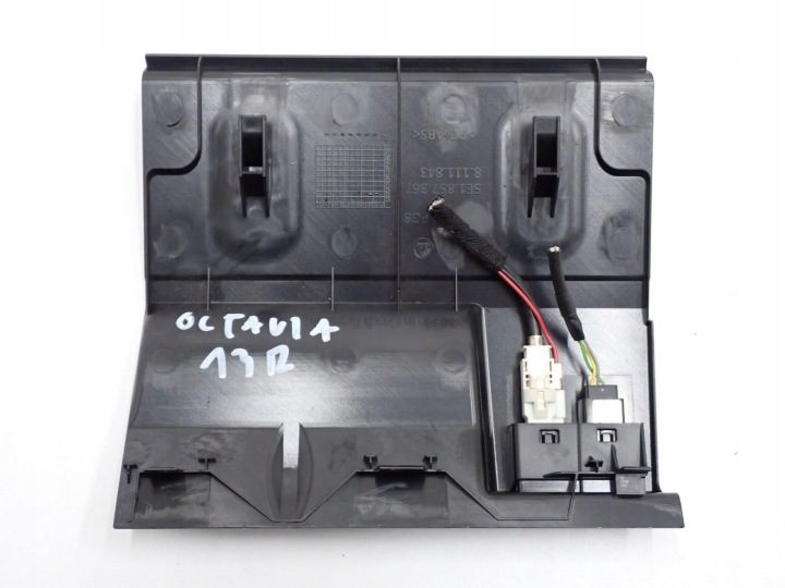 ГНЕЗДО ПОРТ USB AUX ЕВРОПА 5E1857367 5Q0035724 SKODA OCTAVIA III 5E 13 г., фото 3