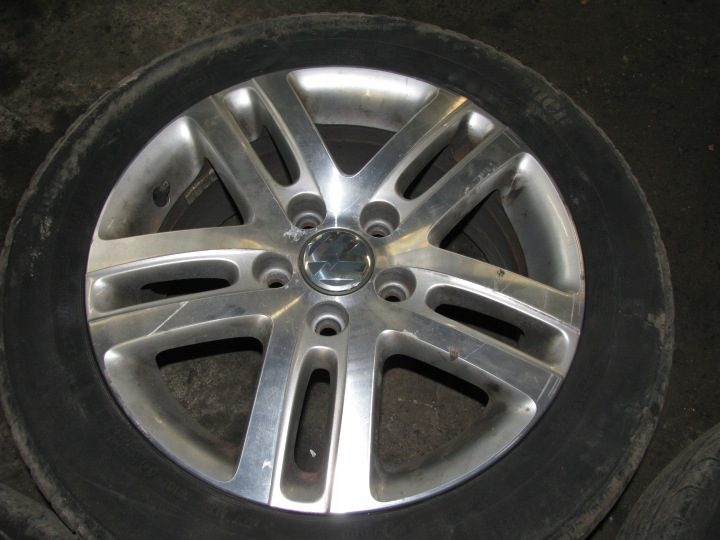 4× Литой диск Audi OE Golf V VI Jetta 7.5" x 16" 5x112 ET 50, фото 6