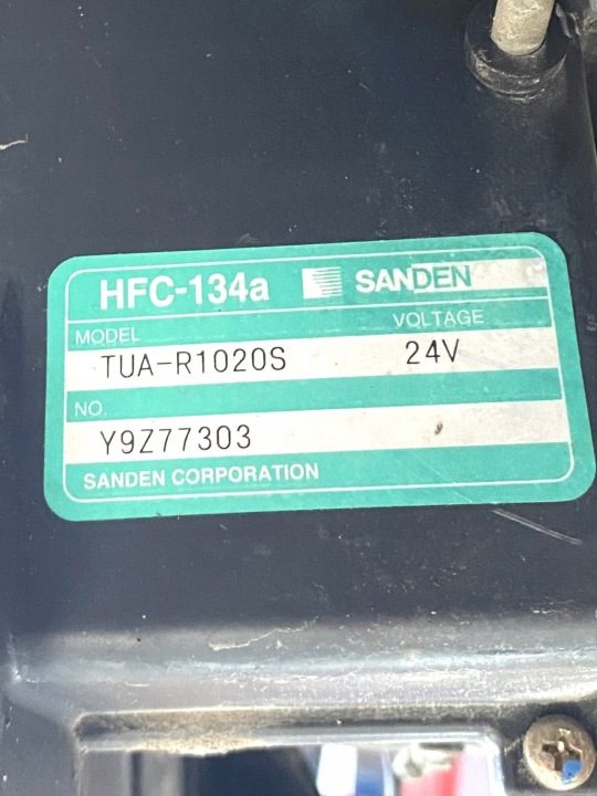 Компрессор кондиционера HFC-134a TUA-R1020S 24V, фото 4