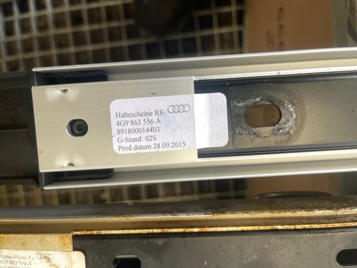 НАПРАВЛЯЮЩАЯ БАГАЖНИКА НАПРАВЛЯЮЩЕЙ КОМПЛЕКТ AUDI A6 C7 AVANT 4G9863556A 4G9863555A, фото 5