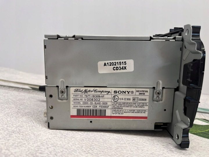 МАГНИТОЛА ШТАТНАЯ SONY КОД FORD MONDEO MK4 KUGA MK1 7S7T-18C939-AF, фото 12