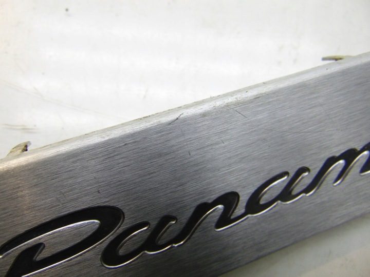 Накладка порога передняя Porsche Panamera S алюминий 97055575300, фото 4