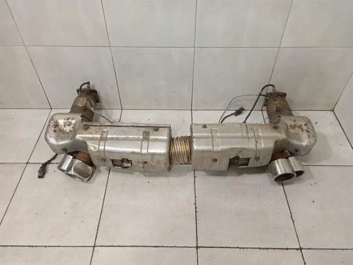 Глушитель выпускной турбо Porsche 911 996 99611102775 X54, фото 1