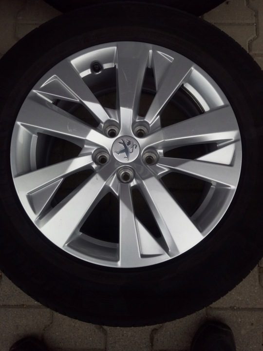 4× Литой диск Peugeot OE 9809687177 7.5" x 17" 5x108, фото 4
