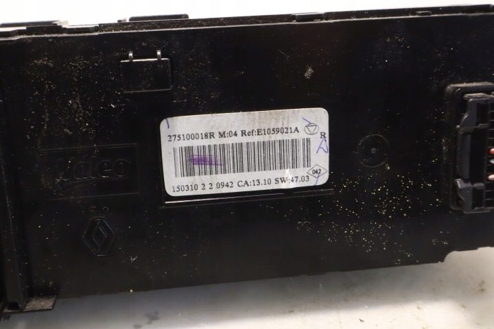ПАНЕЛЬ УПРАВЛЕНИЯ ОБДУВА RENAULT FLUENCE РЕСТАЙЛИНГ 2751000018R, фото 7