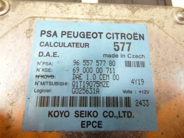 Модуль усилитель руля Citroen C3 9655757780, фото 4