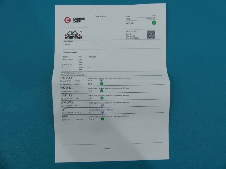 ПРОВЕРЕННАЯ ФОРСУНКА CITROEN C5 I 0445110076 2.0 HDI, фото 4