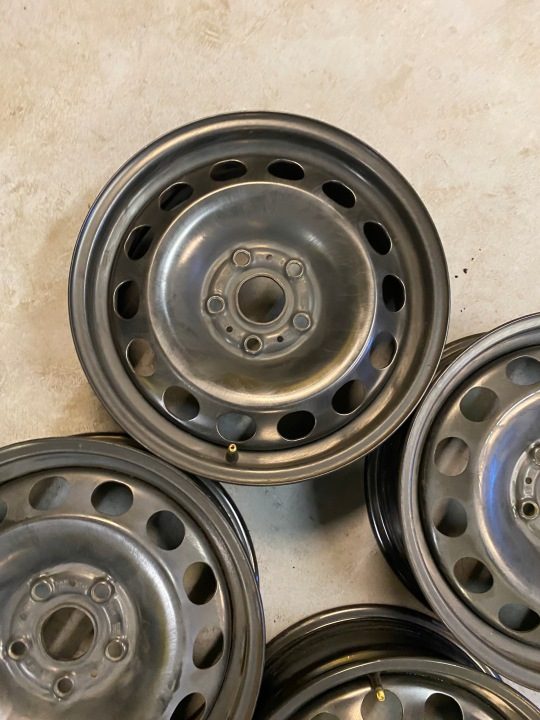 4× Штампованный диск Volkswagen OE 5q0601027ck 6.0" x 16" 5x112 ET 43, фото 2