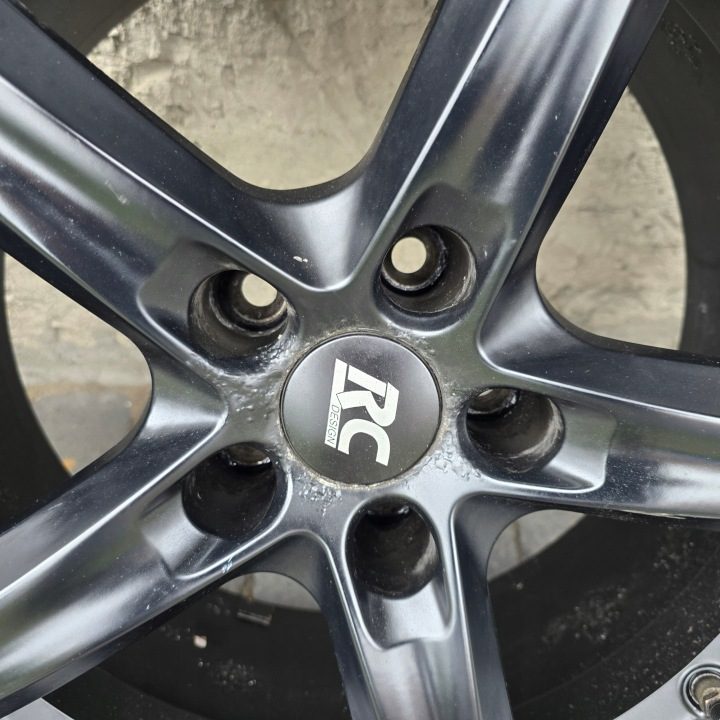 ЛИТЫЕ ДИСКИ BROCK RC 17 ET35 AUDI A4 A5 ЗИМНИЕ ШИНЫ 7 мм 2019 г., фото 7