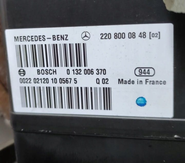 НАСОС центрального замка ( numery) - MERCEDES w215-w220 РЕСТАЙЛИНГ, фото 9