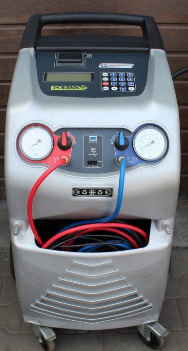 Станция кондиционера Ecotechnics автоматическая R134A 16 кг с дисплеем, фото 1