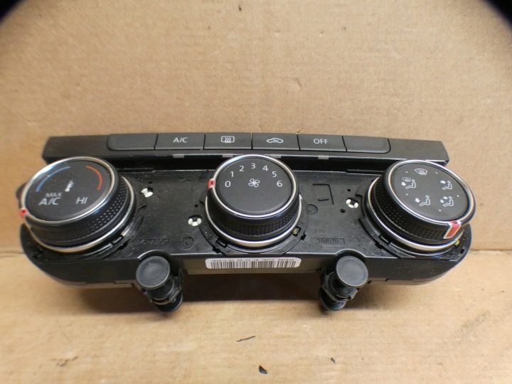 ПАНЕЛЬ ПЕРЕКЛЮЧАТЕЛЬ КОНДИЦИОНЕРА VOLKSWAGEN GOLF VII 5G0907426AQ, фото 2